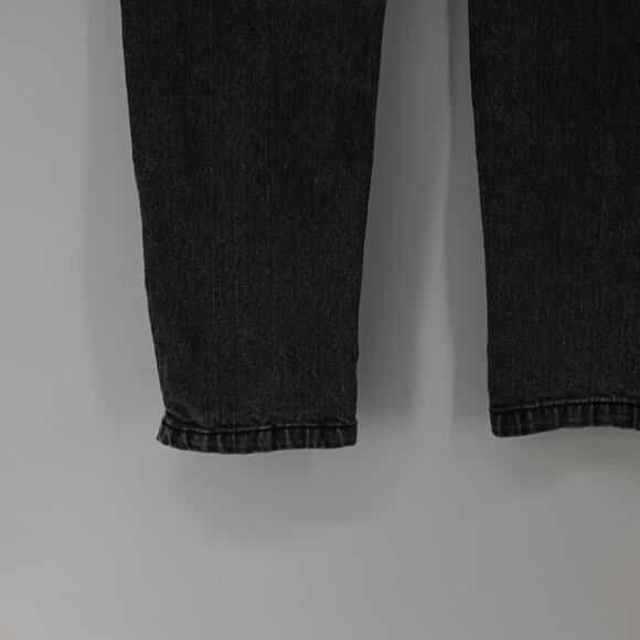 DKNY Skinny Jeans Y2K Style Zipper Faded Black Women Size 30 - Picture 15 of 15